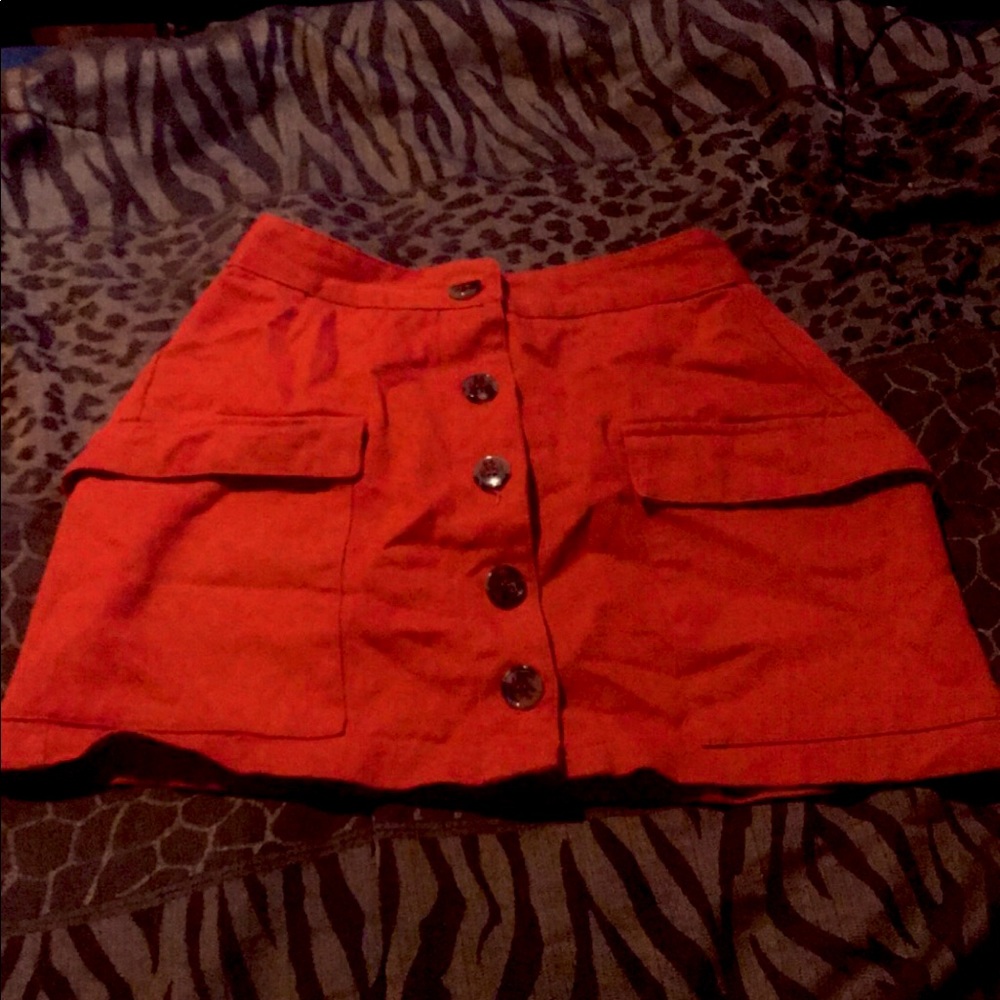 Red/Orange skirt